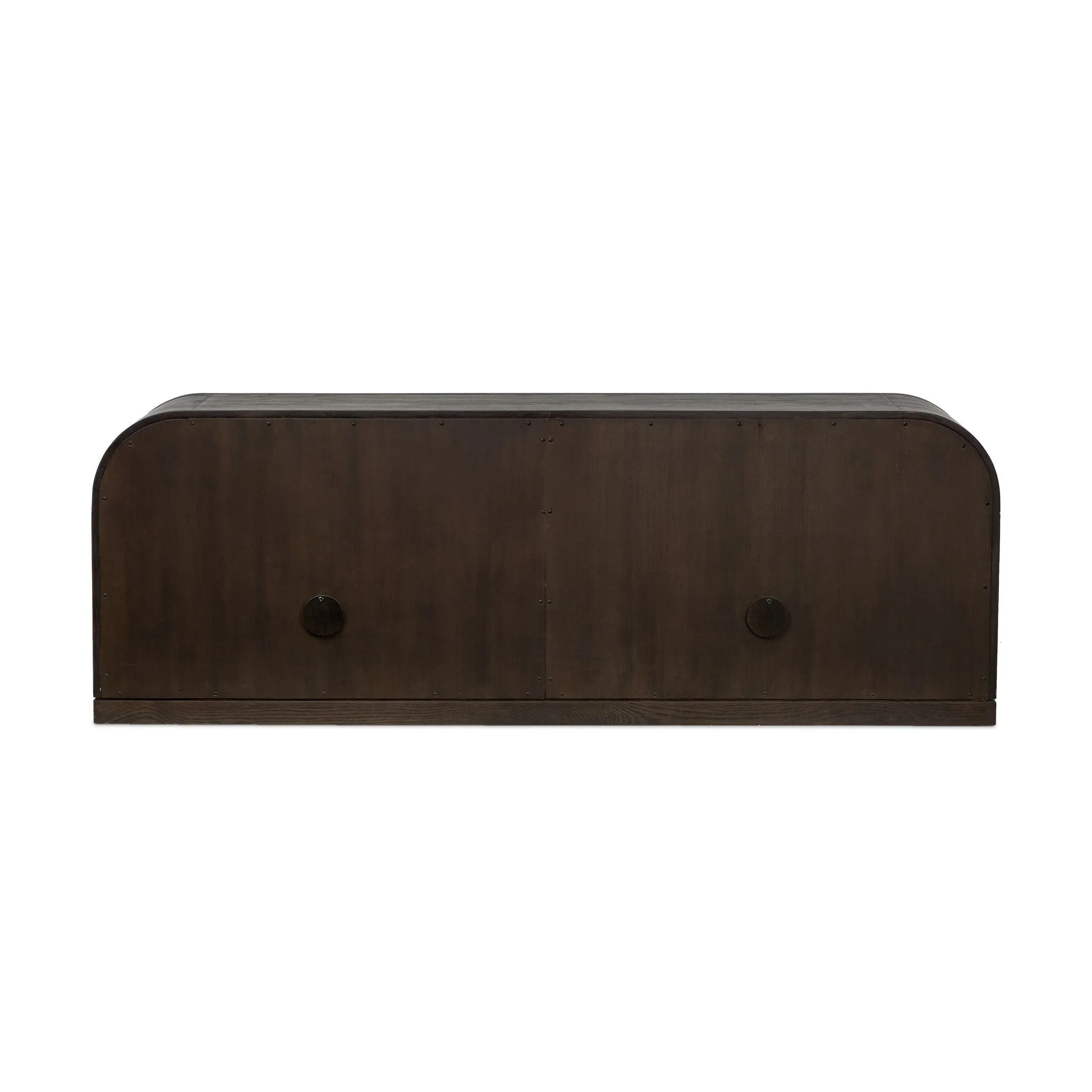 Hepburn Media Console - Dark Anthracite Oak Veneer