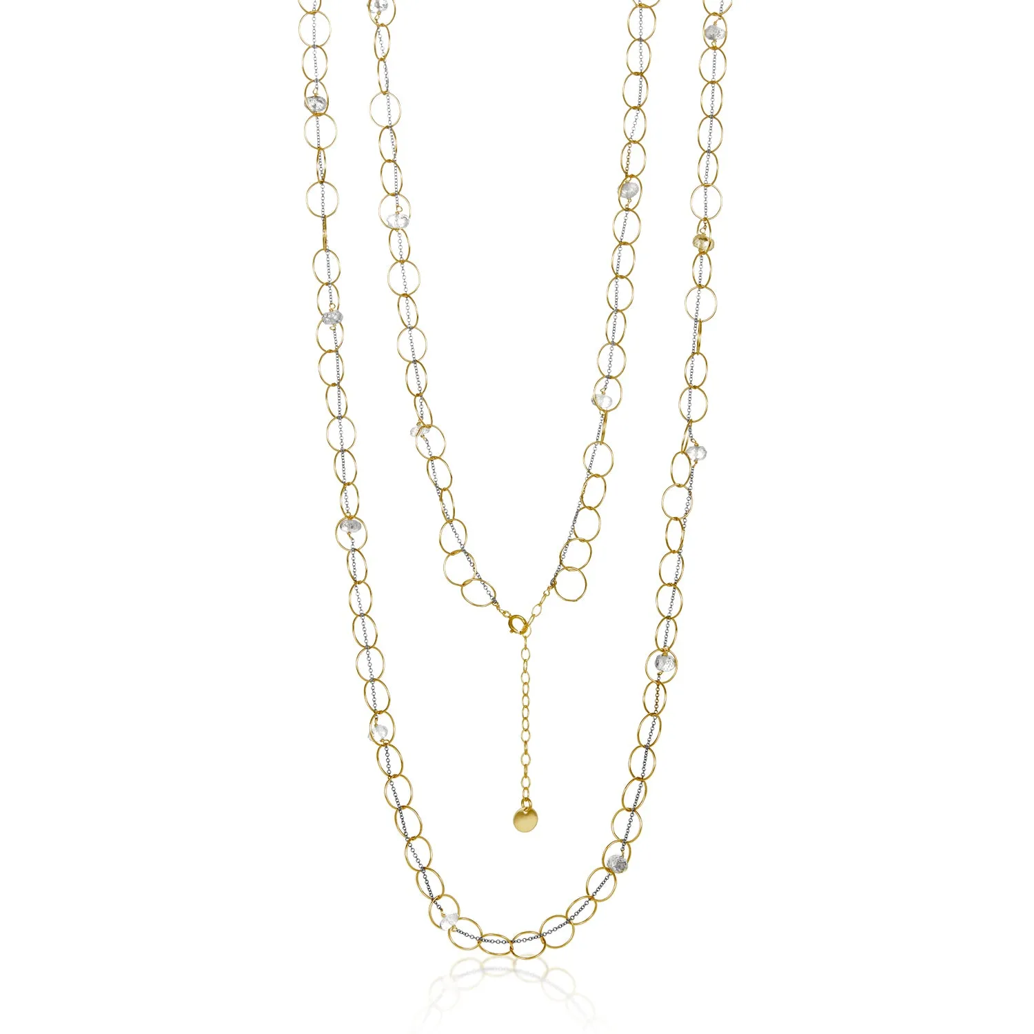 Herkimer Linked Together Necklace