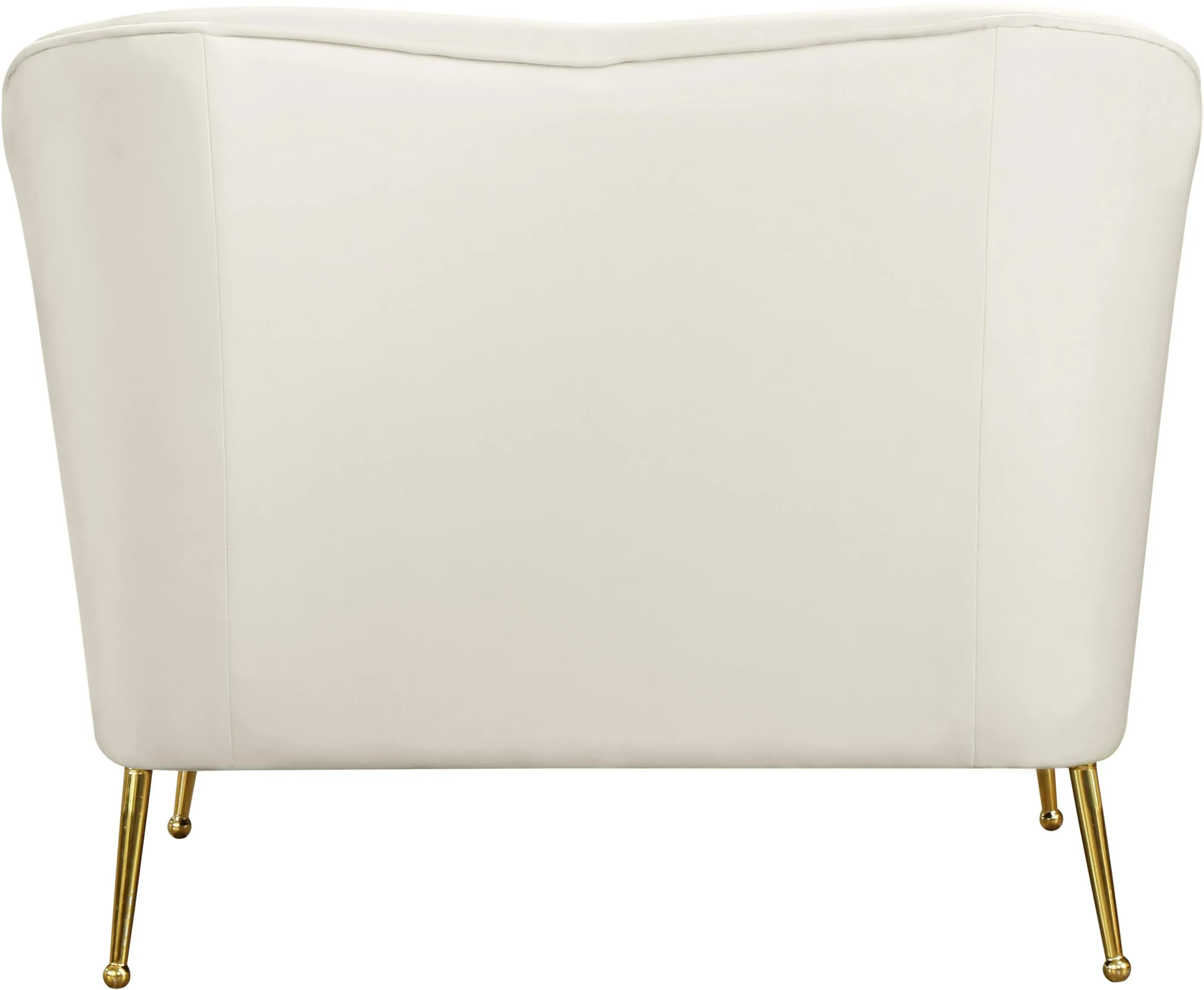 Hermosa Cream Velvet Chair