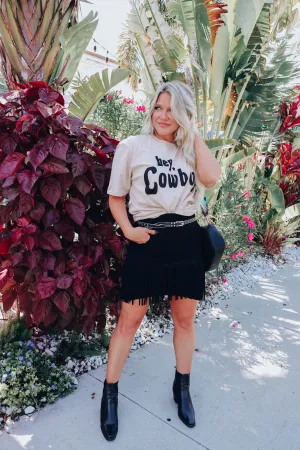 Hey Cowboy Graphic Tee