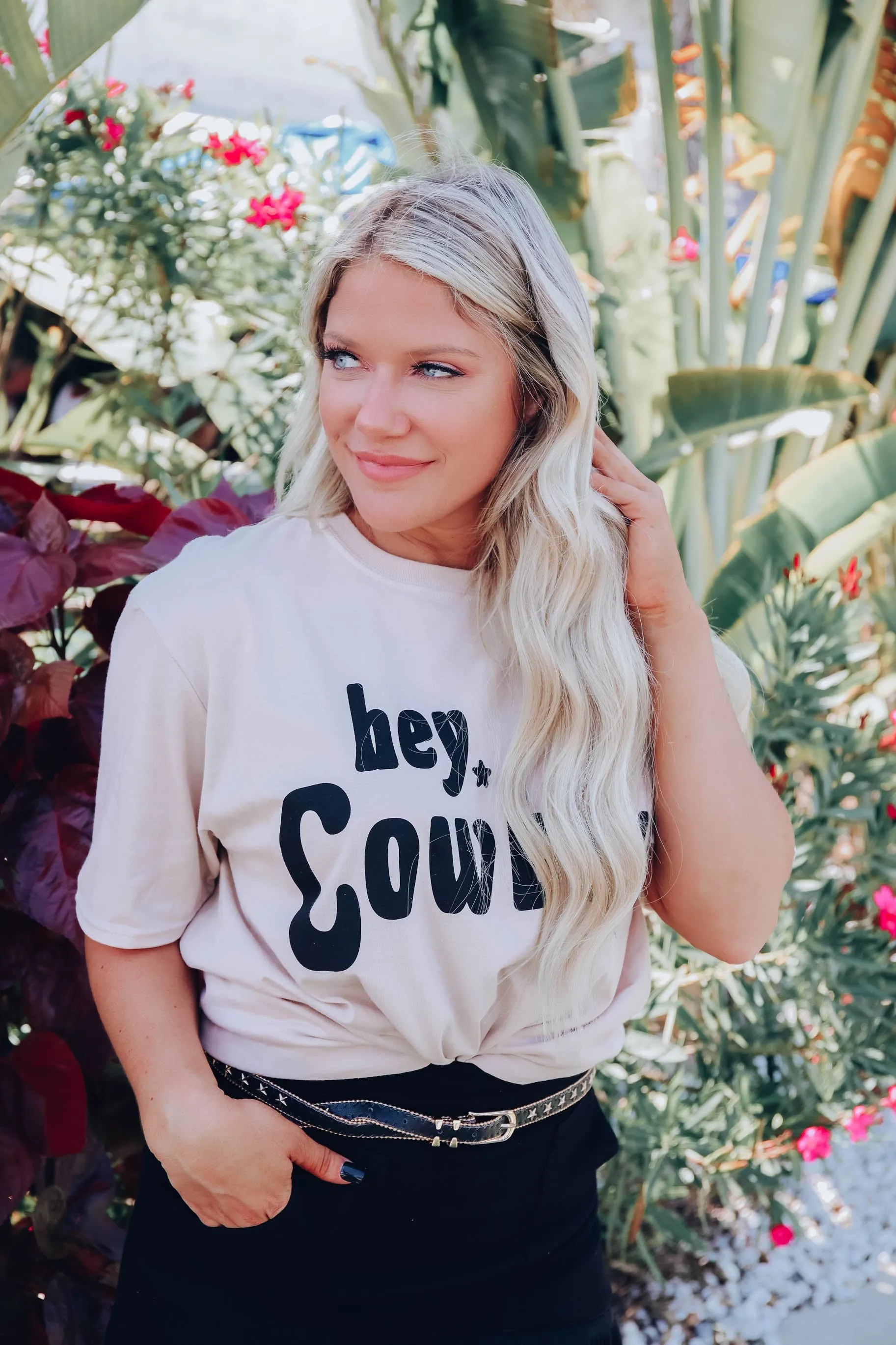Hey Cowboy Graphic Tee