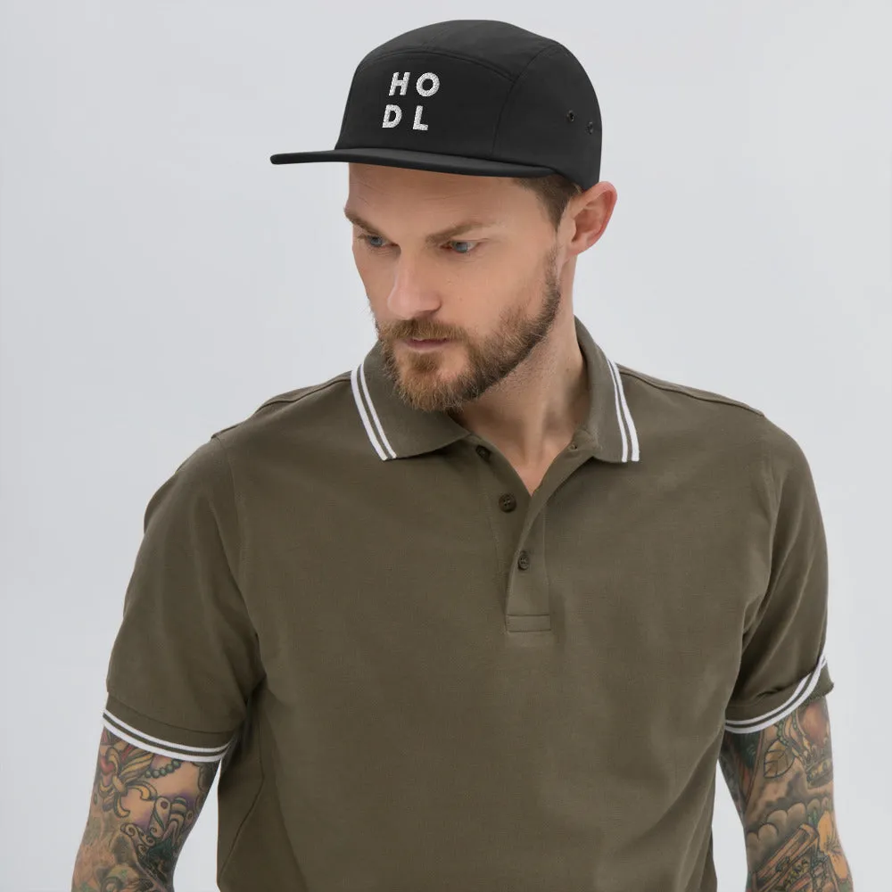 HODL Boxed Five Panel Cap