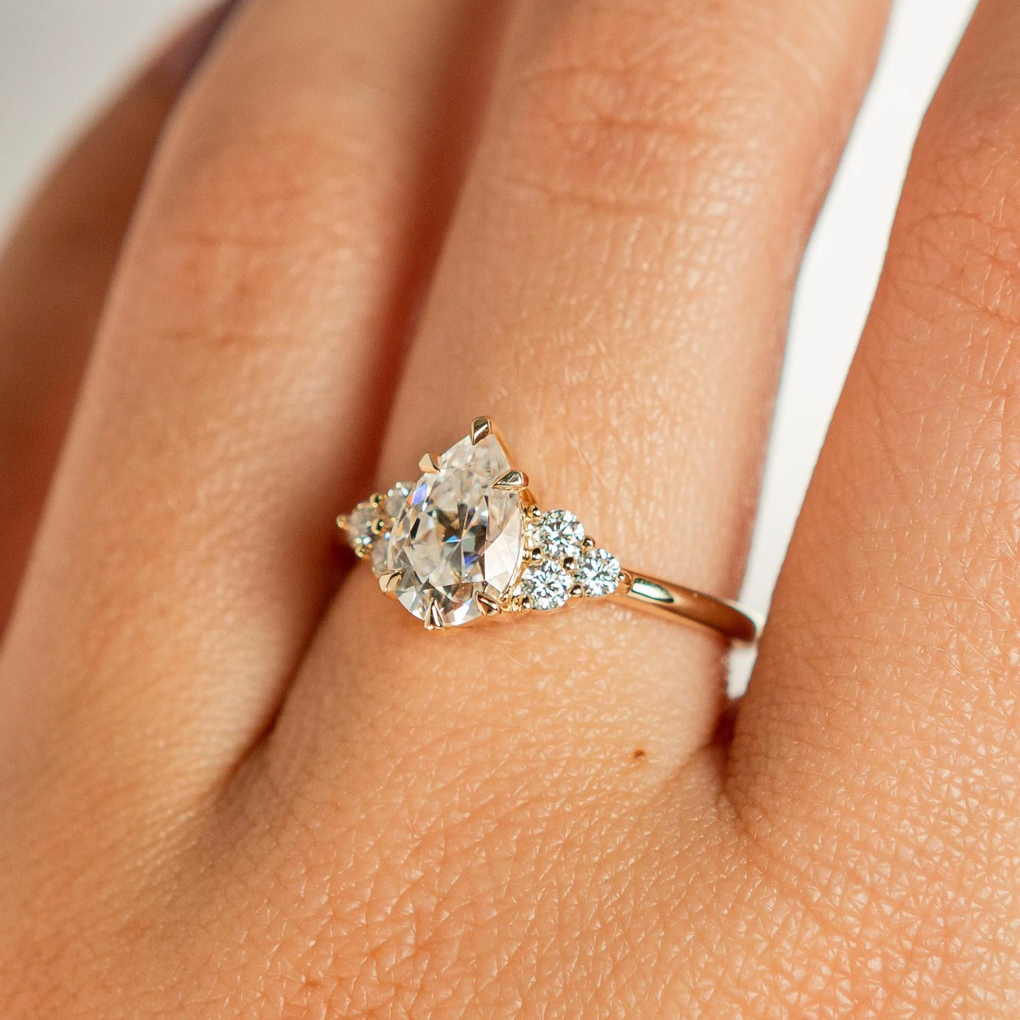 Holly Ring with Moissanite