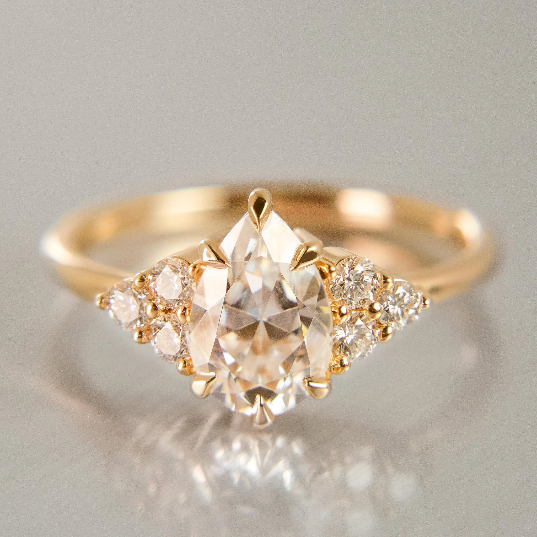 Holly Ring with Moissanite