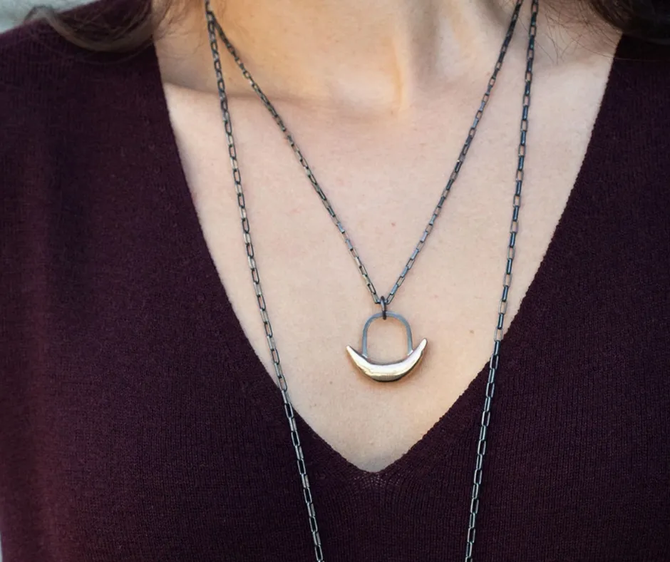 Horn Pendant Necklace