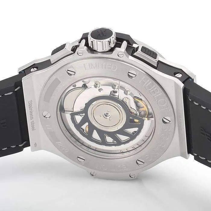 HUBLOT BIG BANG JEANS STEEL DIAMONDS 41 MM MEN WATCH 341.SX.2770.NR.1204