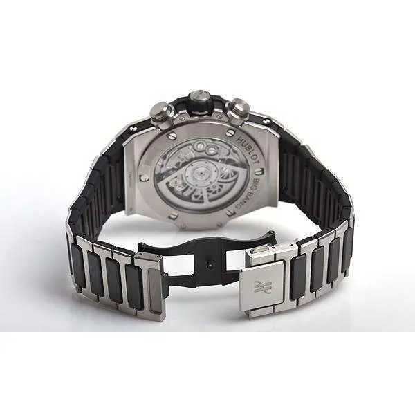 HUBLOT BIG BANG UNICO TITANIUM CERAMIC BRACELET 45 MM MEN WATCH 411.NM.1170.NM