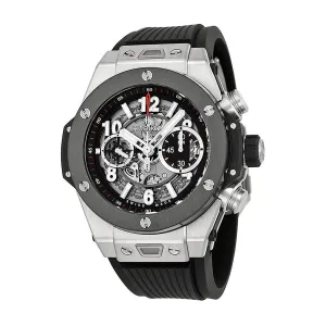 HUBLOT BIG BANG UNICO TITANIUM CERAMIC BRACELET 45 MM MEN WATCH 411.NM.1170.NM