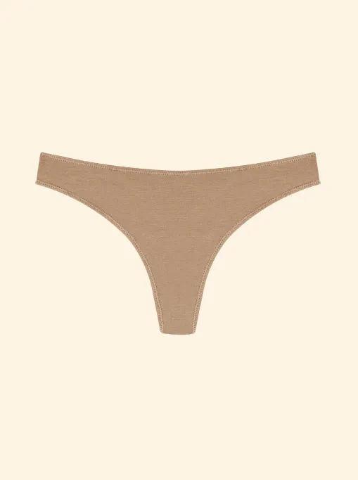 Huha - Low Profile Thong | Tan