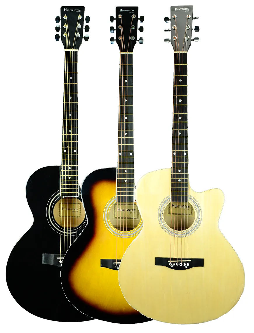 Huntington USA Thin Line Dreadnought Cutaway Acoustic Guitars