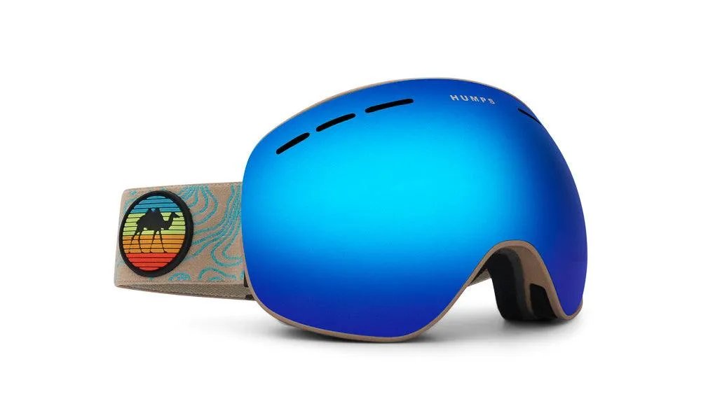 Ice Blue Mirror Lens - Rounded