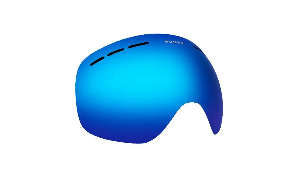Ice Blue Mirror Lens - Rounded