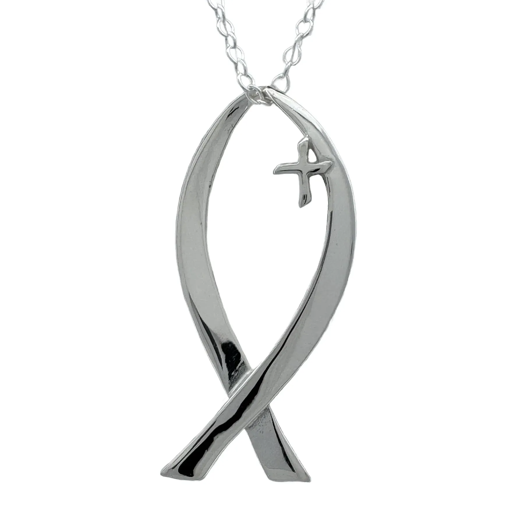 Ichthys 'Fish' 14K Gold Necklace