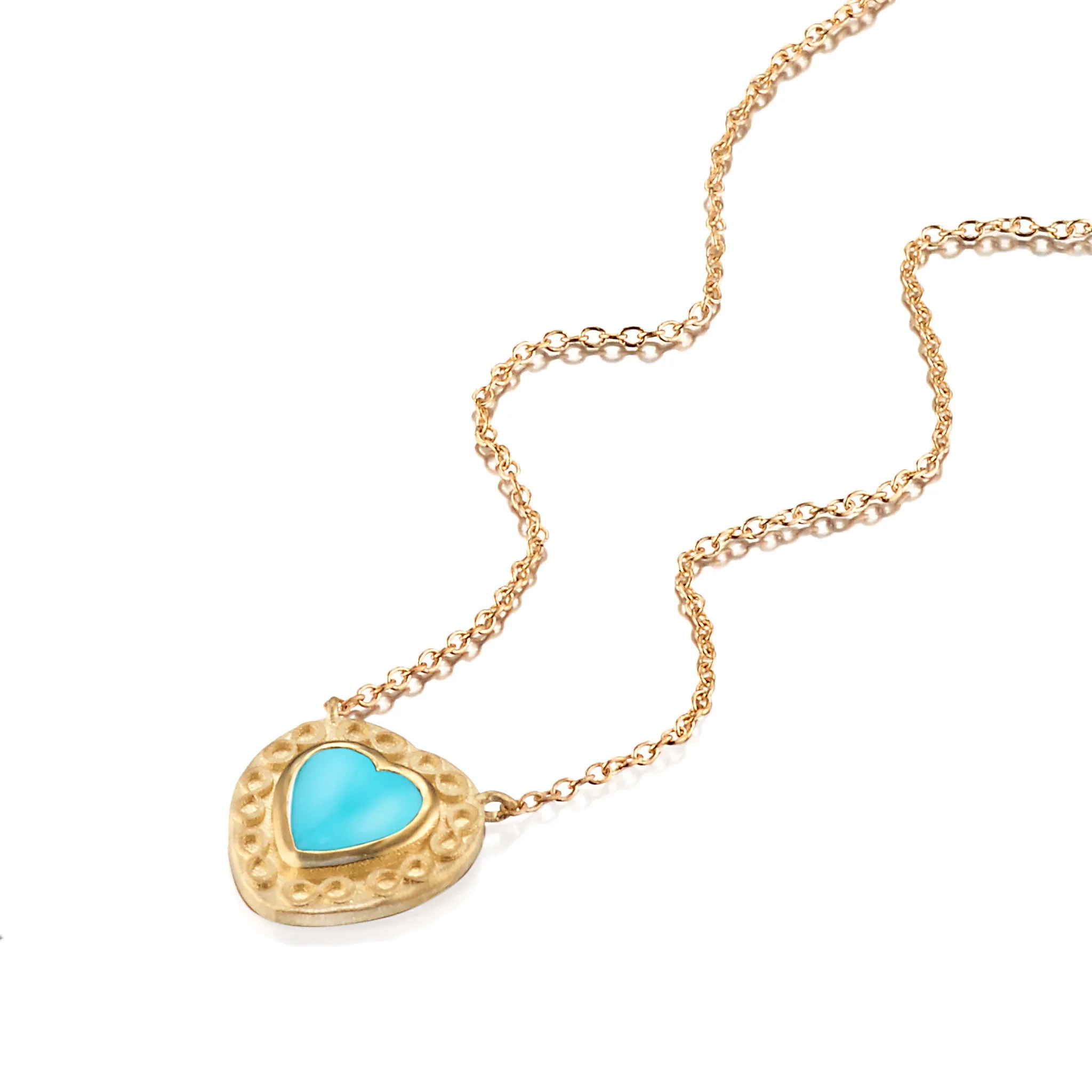 Infinity Turquoise Heart
