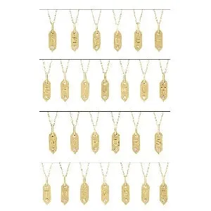 Initial F .05 CT Natural Diamond 16-18" Necklace 653627