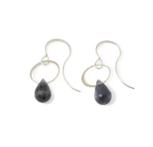 Iolite Single Drop Earrings