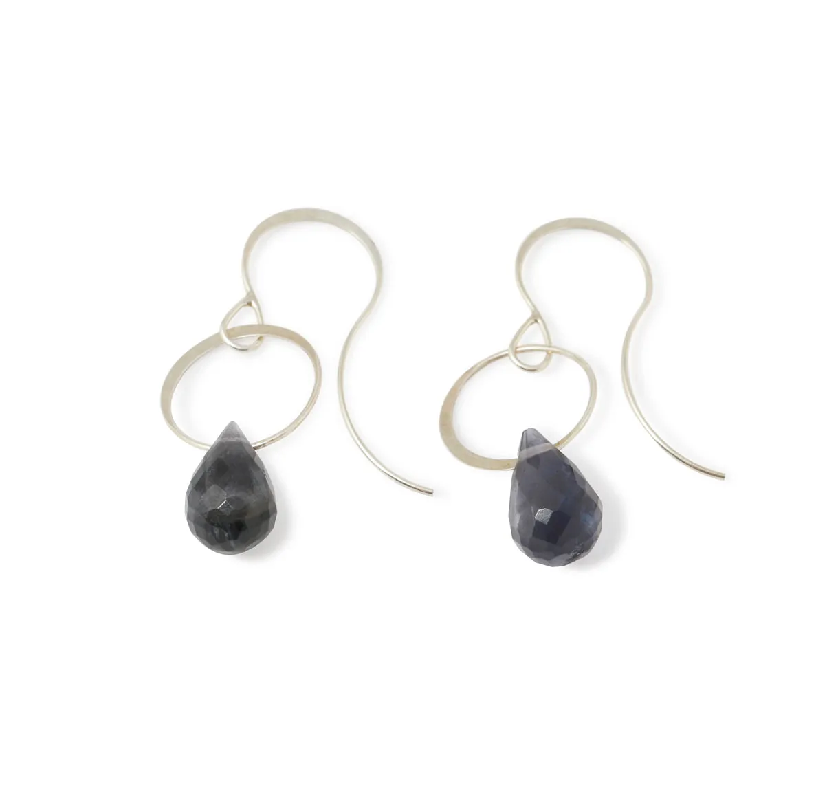 Iolite Single Drop Earrings