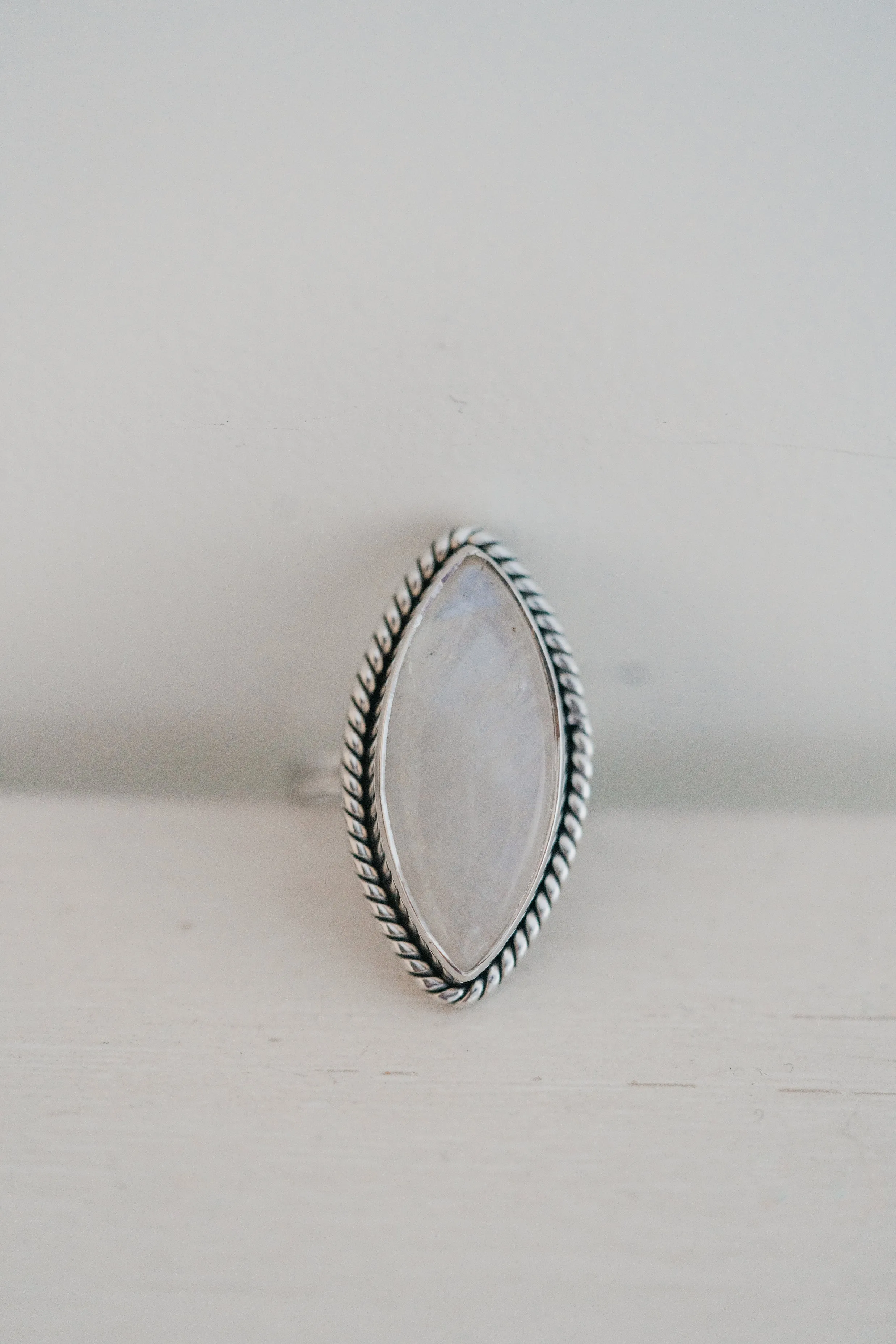 Isadora Ring | Rainbow Moonstone - FINAL SALE