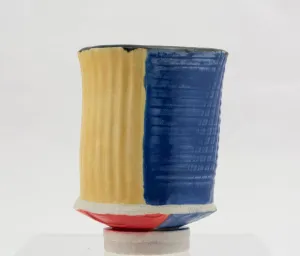 Jackie Sundell - Porcelain Whiskey Cup - Textured