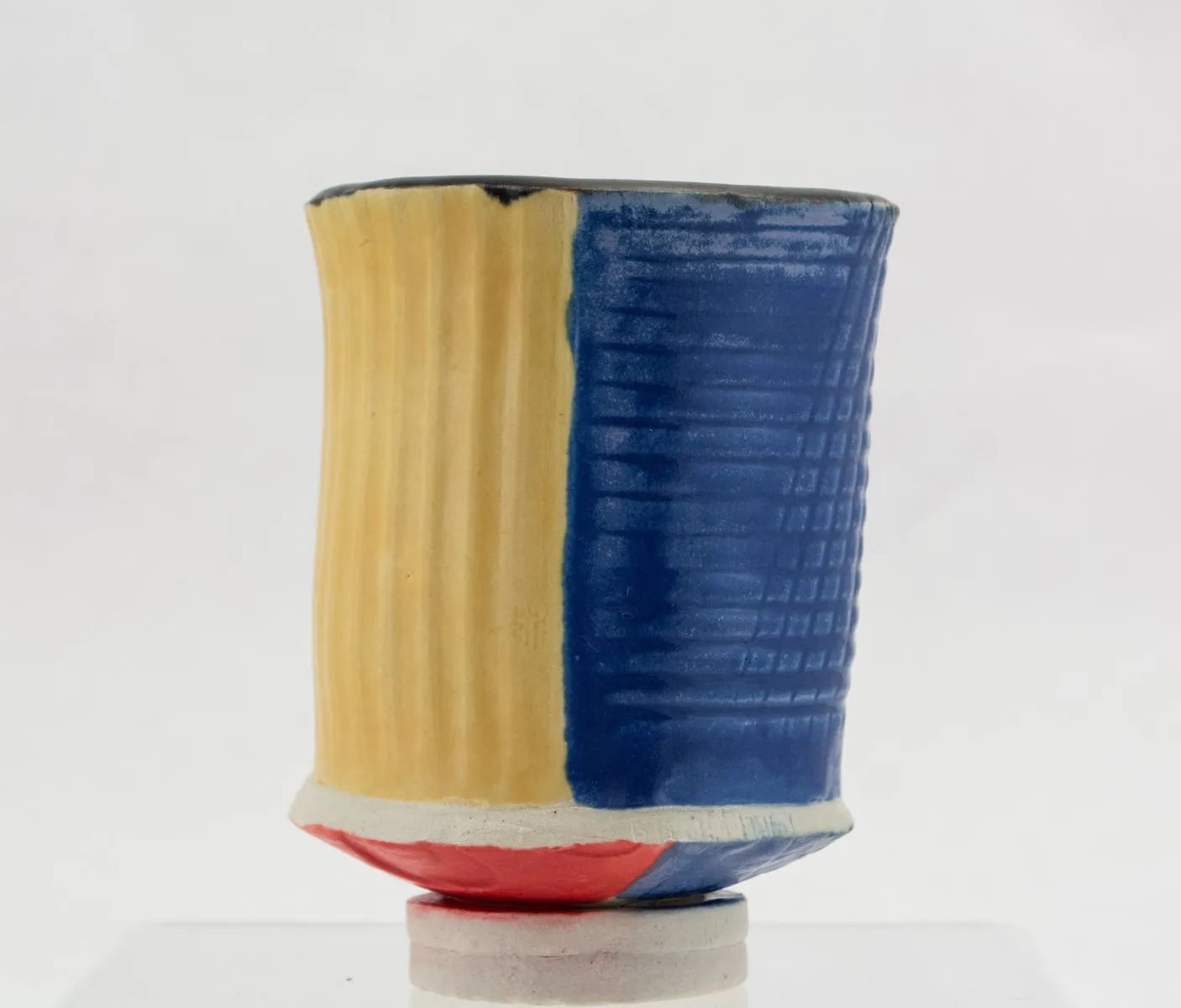 Jackie Sundell - Porcelain Whiskey Cup - Textured