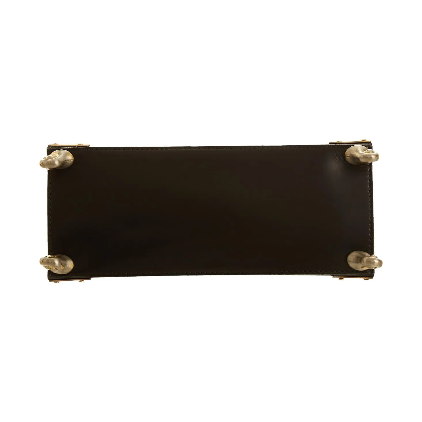 Jean Paul Gaultier Black Structured Top Handle Bag