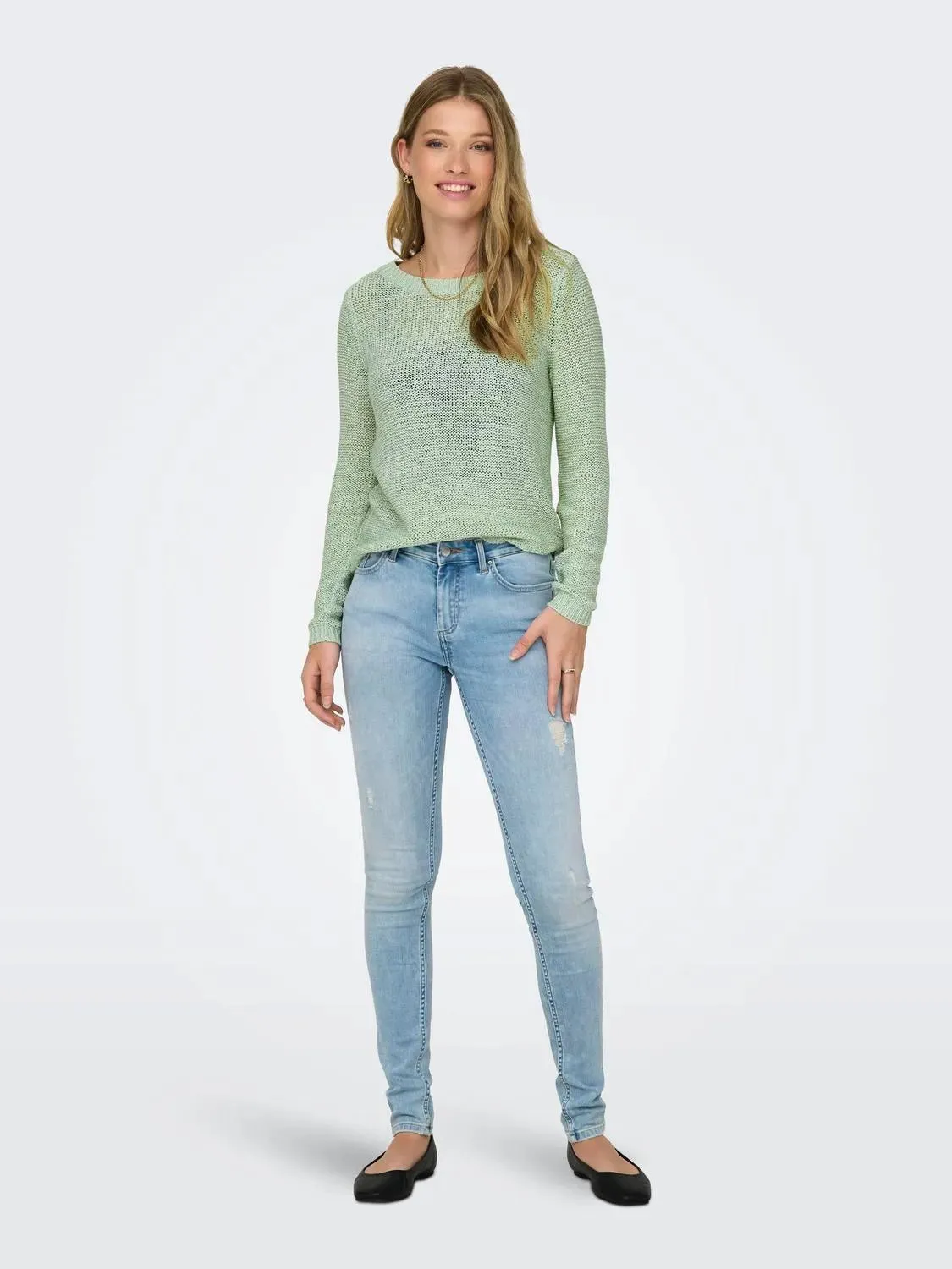 Jersey ONLY Geena Subtle Green