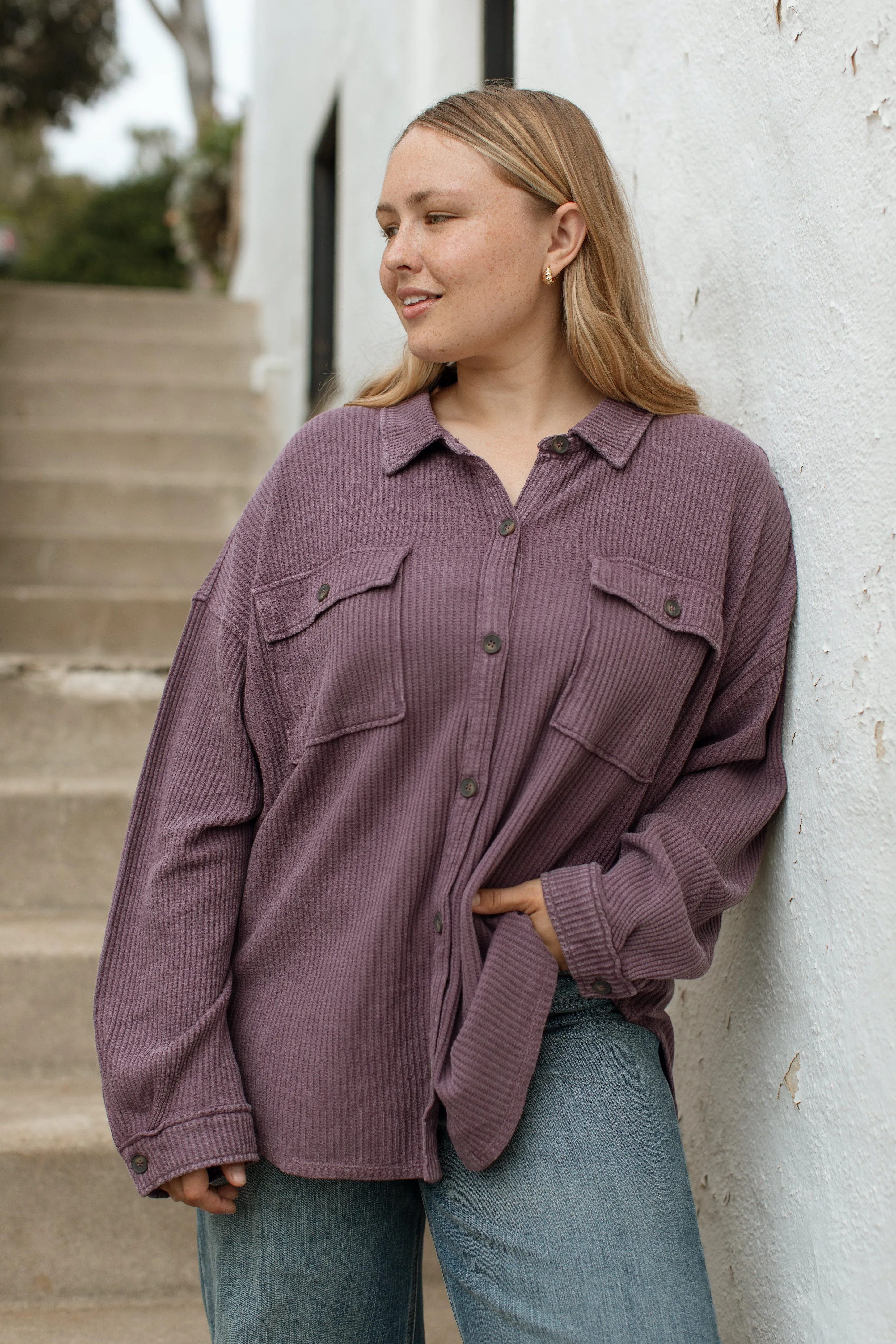 Johnson Waffle Button Down