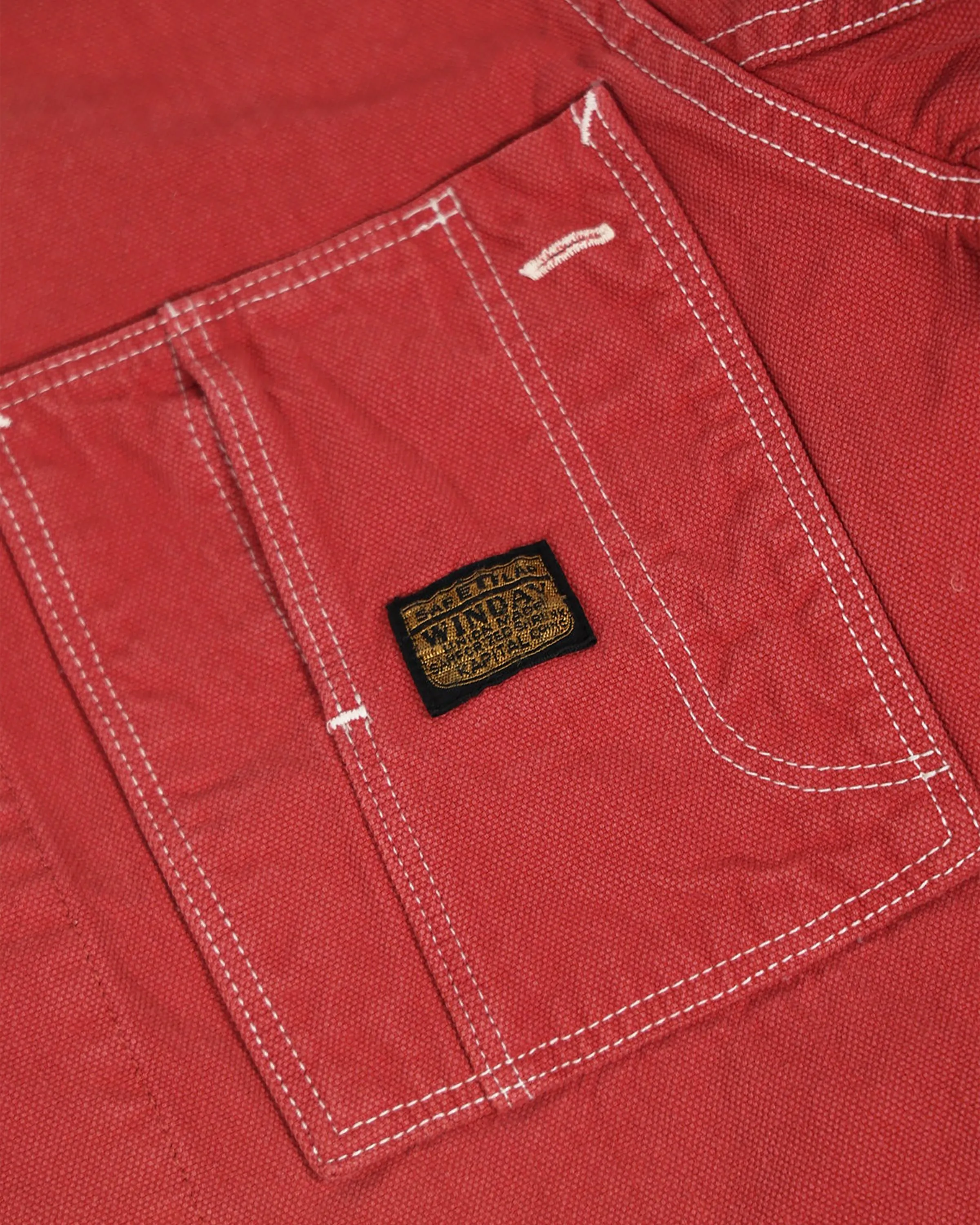 Kapital Red Canvas Cactus Coverall Jacket