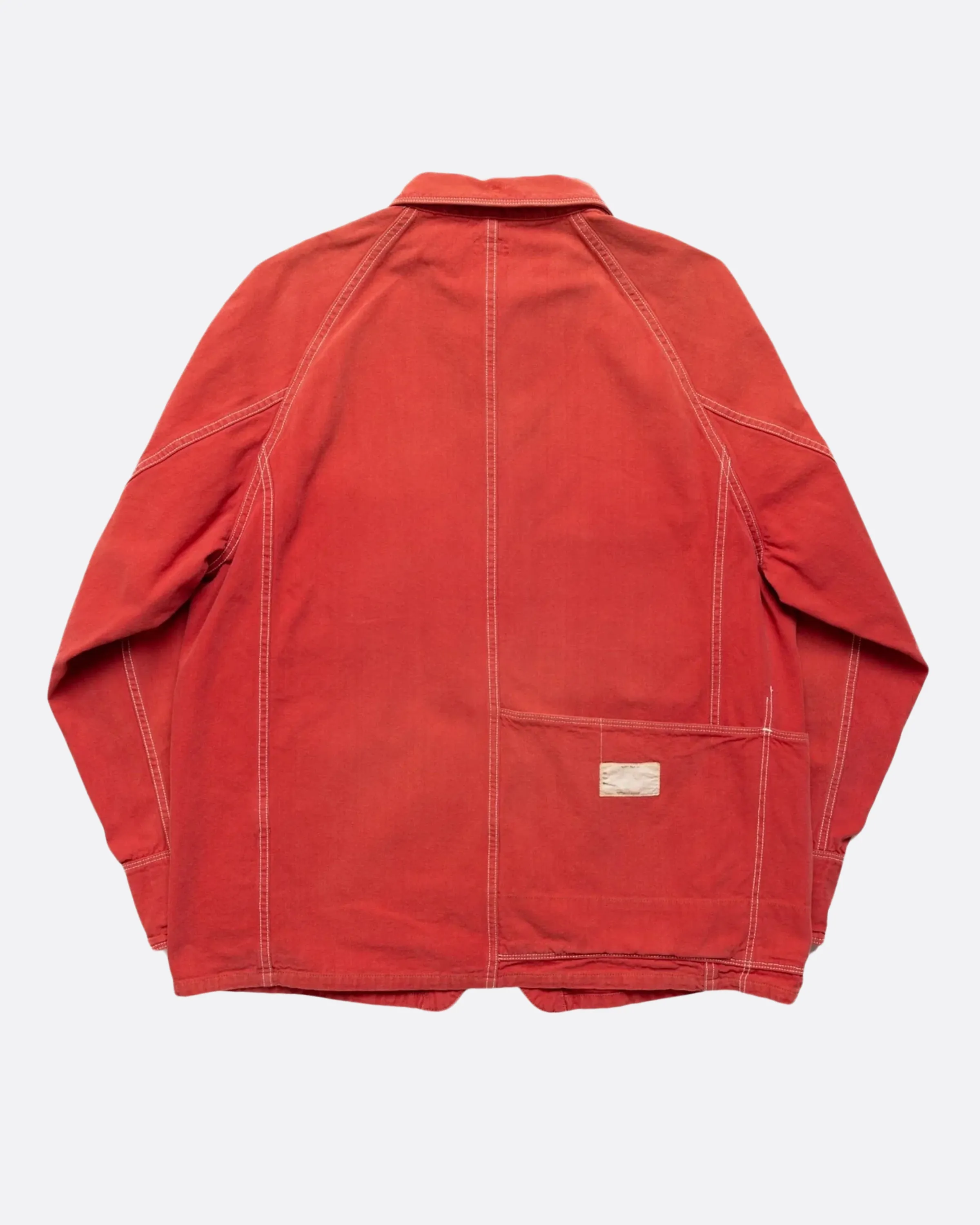 Kapital Red Canvas Cactus Coverall Jacket