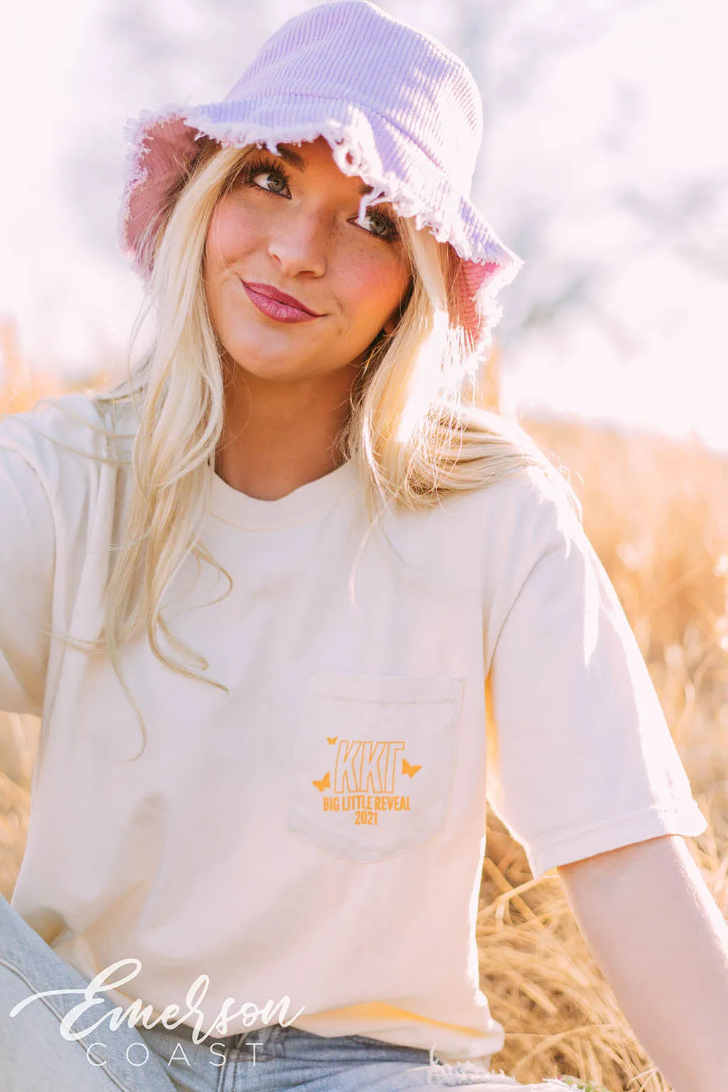 Kappa Kappa Gamma Big Little Reveal Butterfly Tee