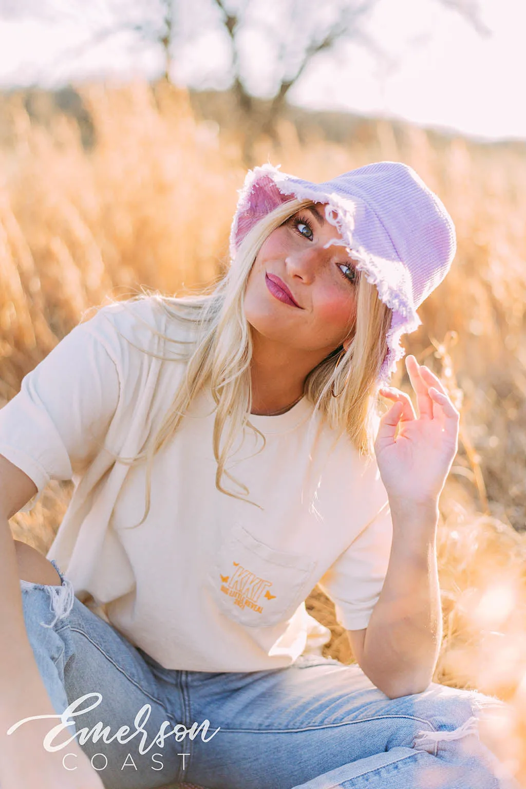 Kappa Kappa Gamma Big Little Reveal Butterfly Tee