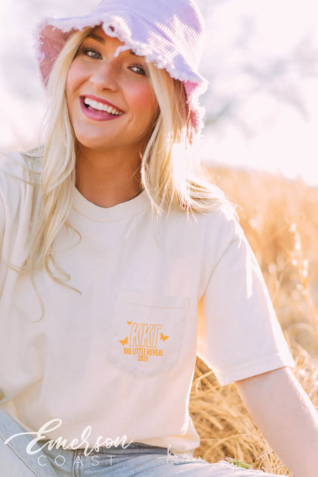 Kappa Kappa Gamma Big Little Reveal Butterfly Tee