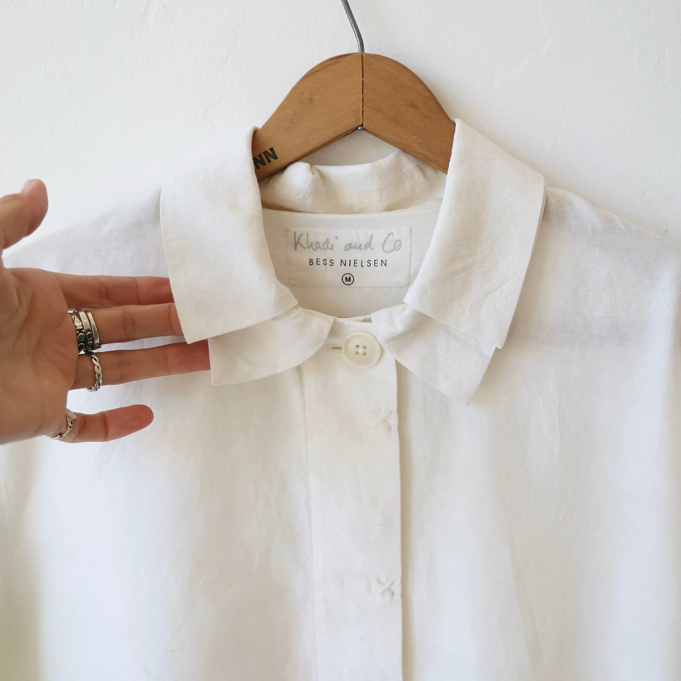 Khadi and Co. Silk/Cotton Maple Shirt - Natural