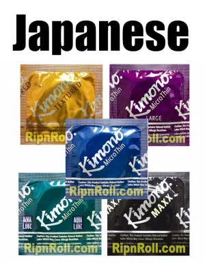 Kimono Condom Assortment
