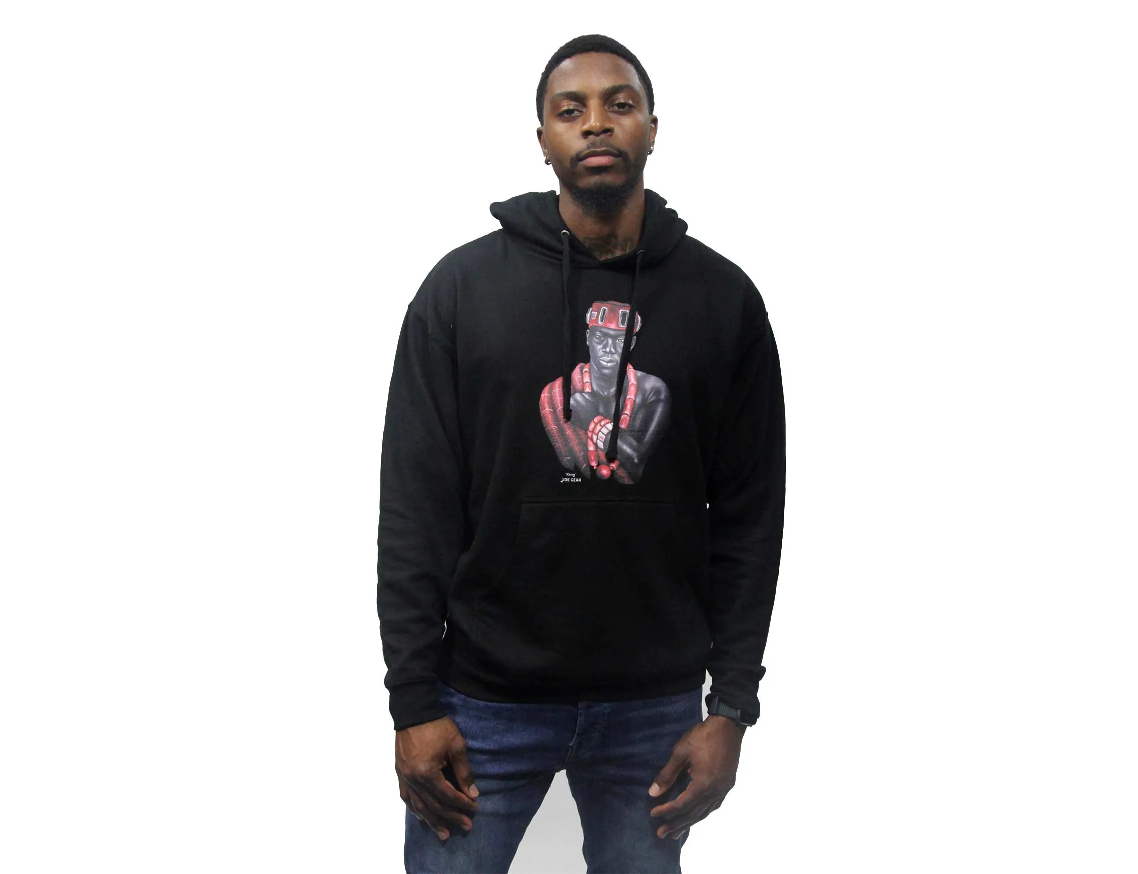 King Hoodie Black