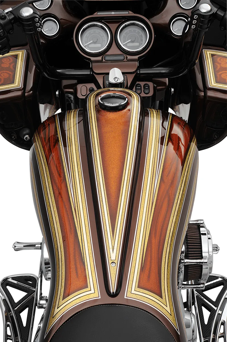 Klock Werks KW05-01-0861 Custom Metal Dash - Long - E-Coated