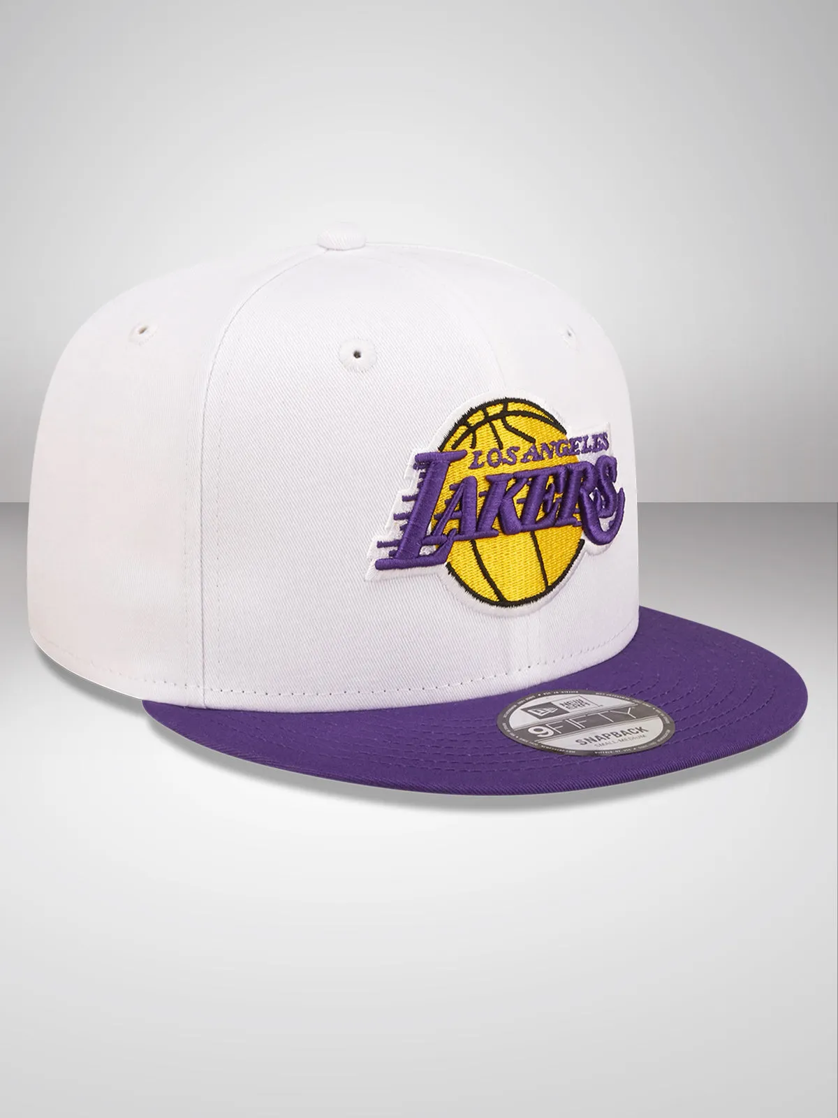 LA Lakers White Crown Team White 9FIFTY Snapback Cap
