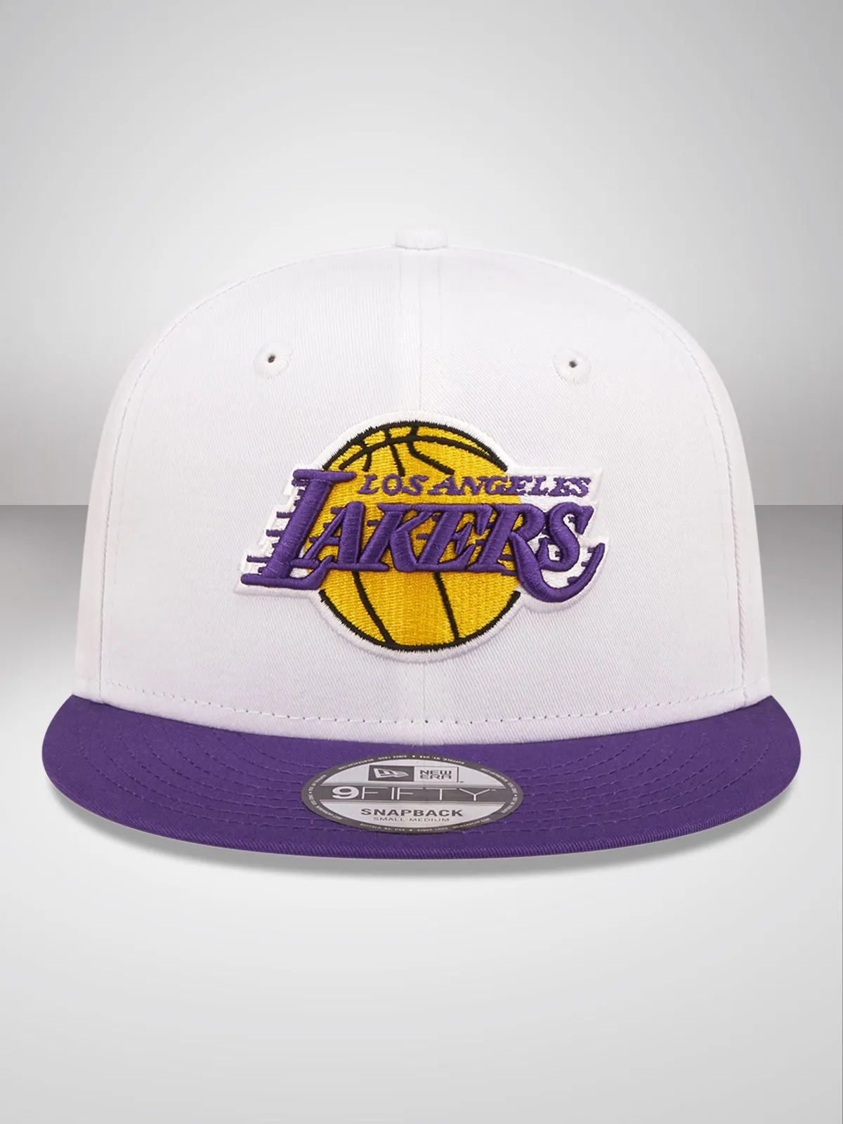 LA Lakers White Crown Team White 9FIFTY Snapback Cap