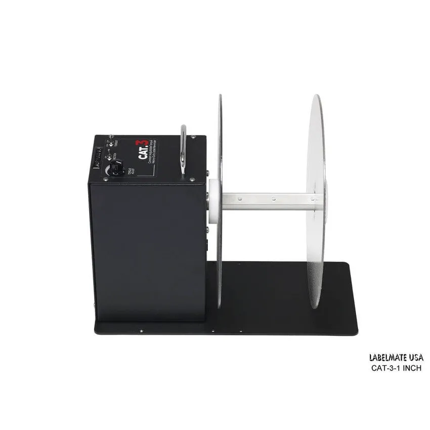 Labelmate Standard Heavy-Duty Rewinder with 1" diameter core holder, for media up to 6.5" wide -CAT-3-1-INCH