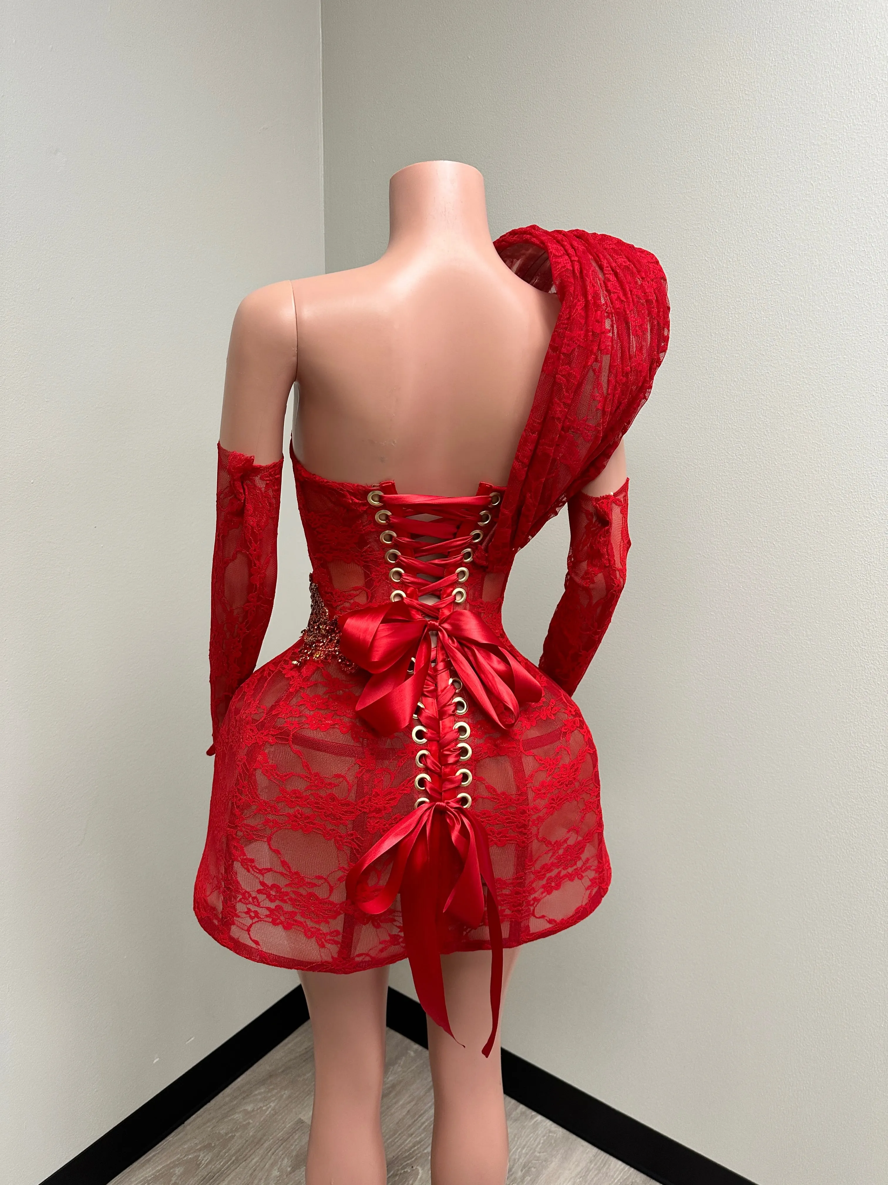 Lace Structured Mini