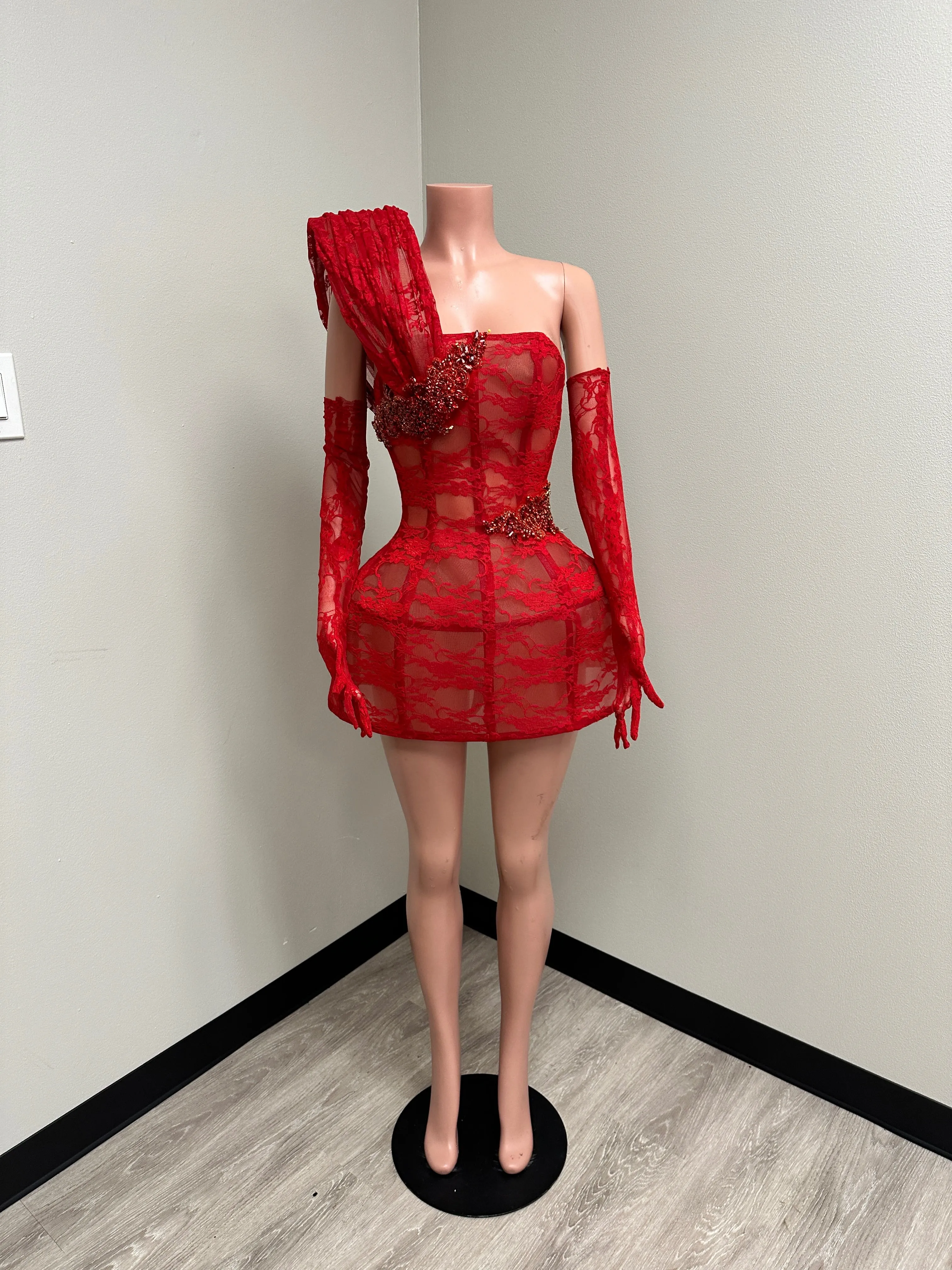 Lace Structured Mini