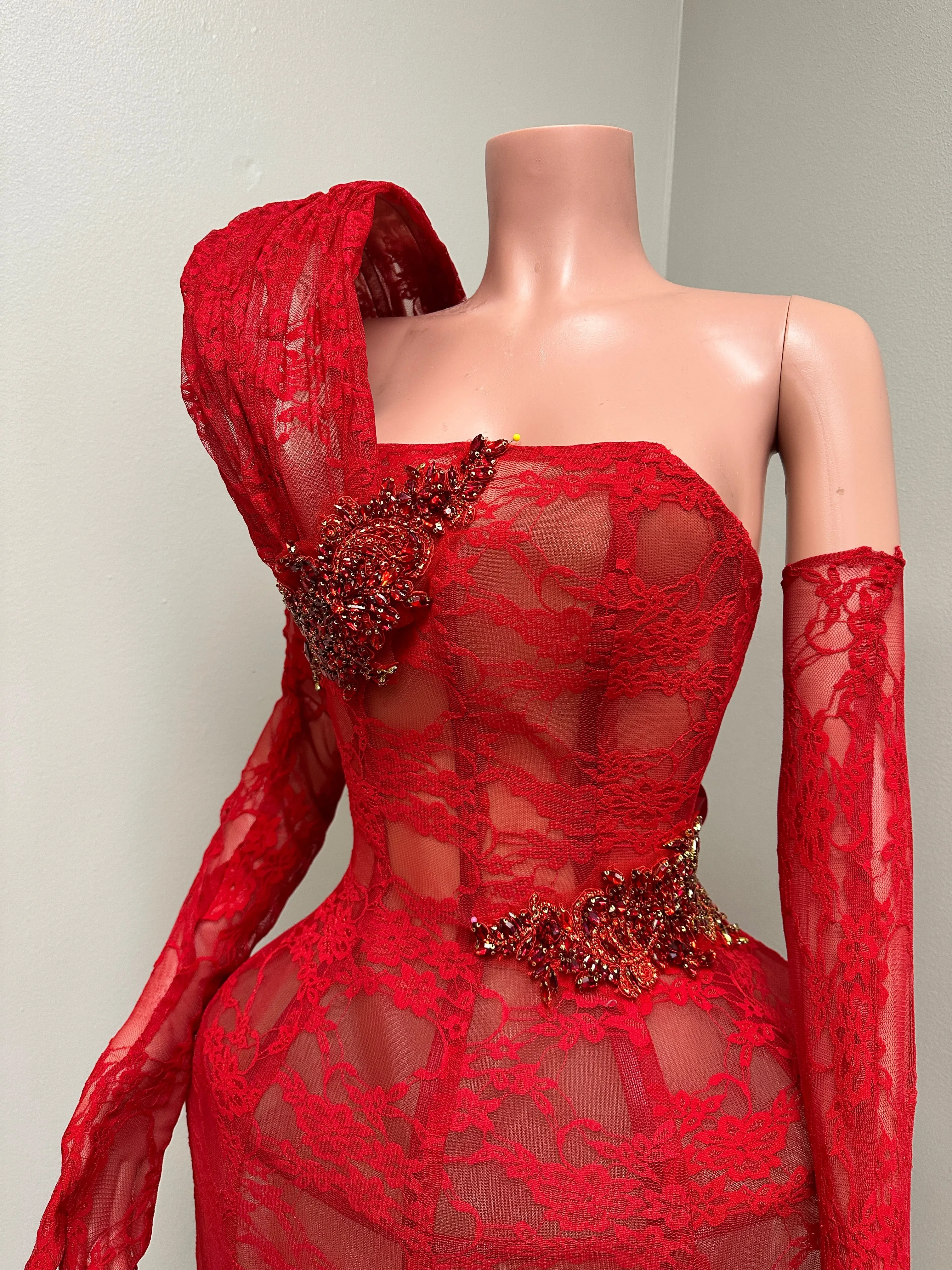 Lace Structured Mini