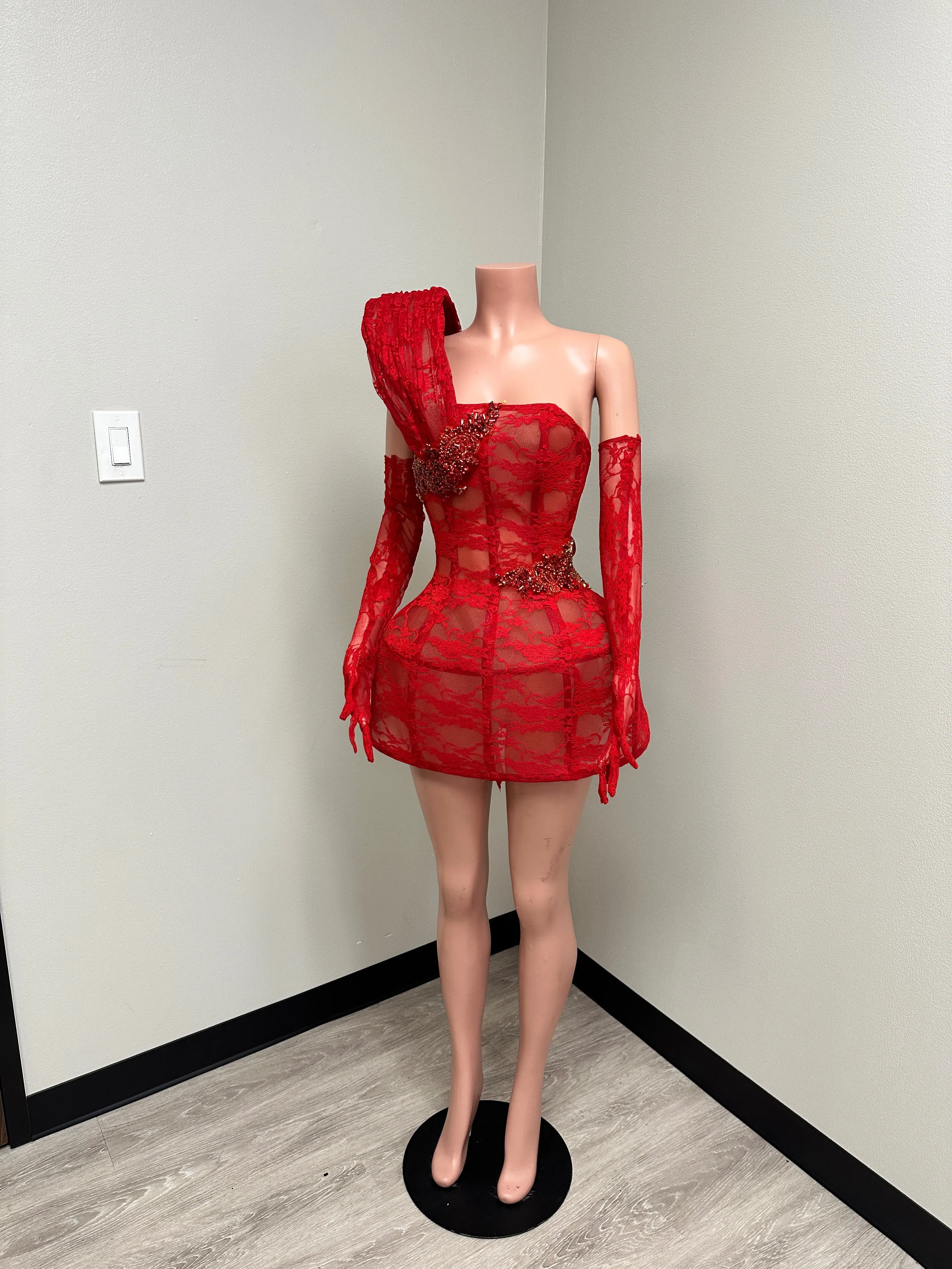 Lace Structured Mini