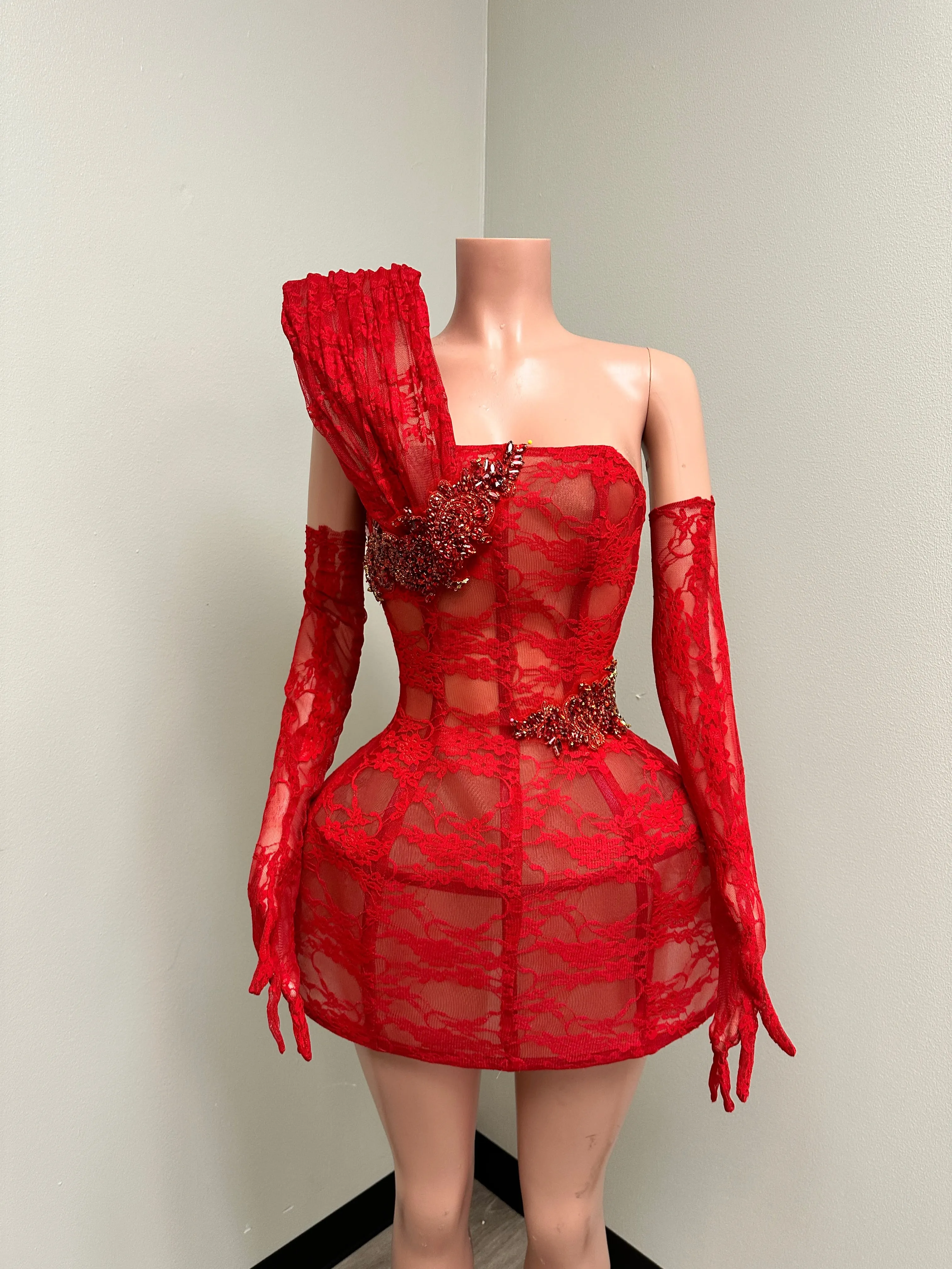 Lace Structured Mini