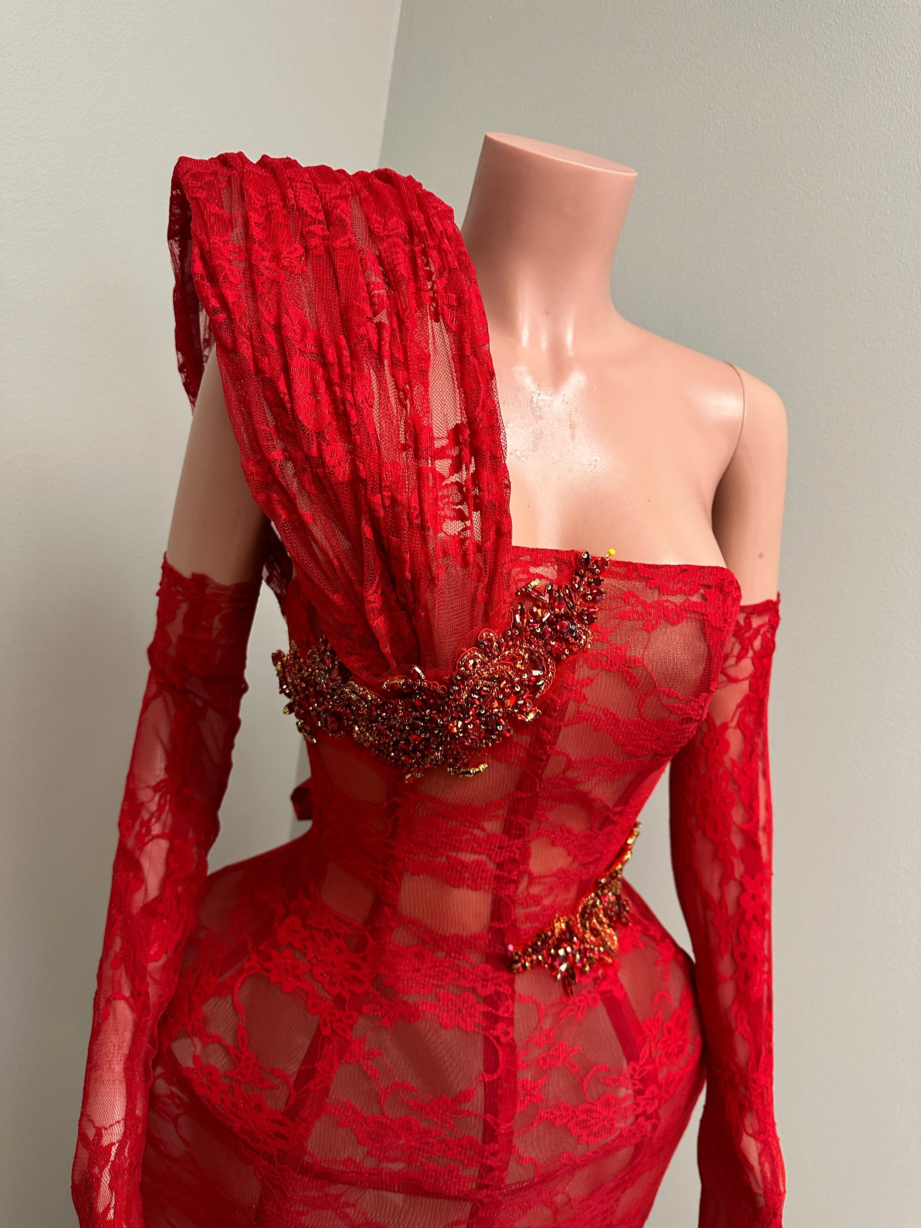 Lace Structured Mini