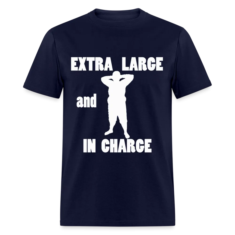 Large and In Charge Tee White Image (Up to 6xl)