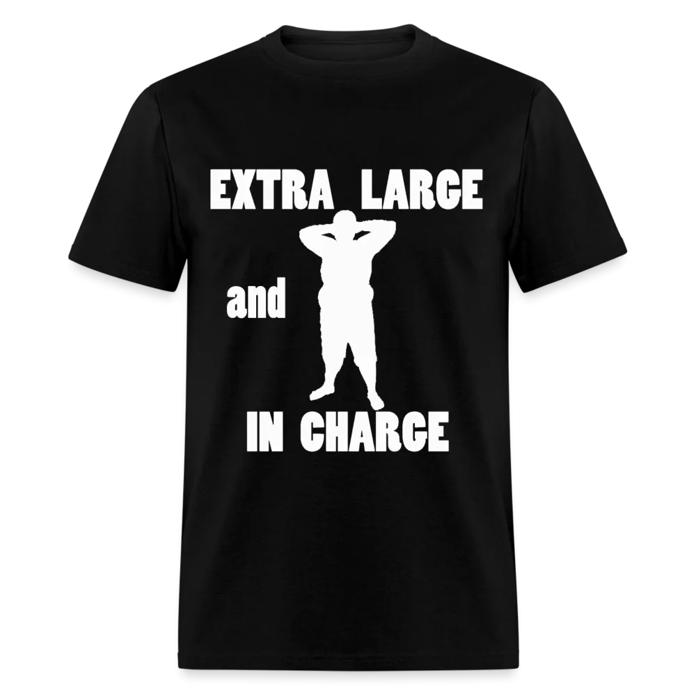 Large and In Charge Tee White Image (Up to 6xl)