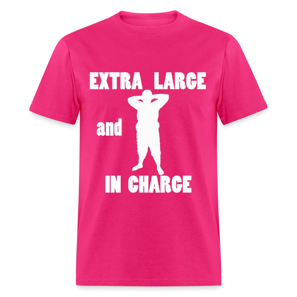 Large and In Charge Tee White Image (Up to 6xl)