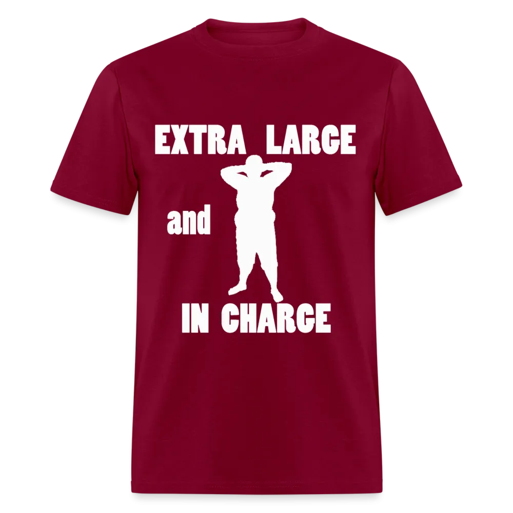 Large and In Charge Tee White Image (Up to 6xl)