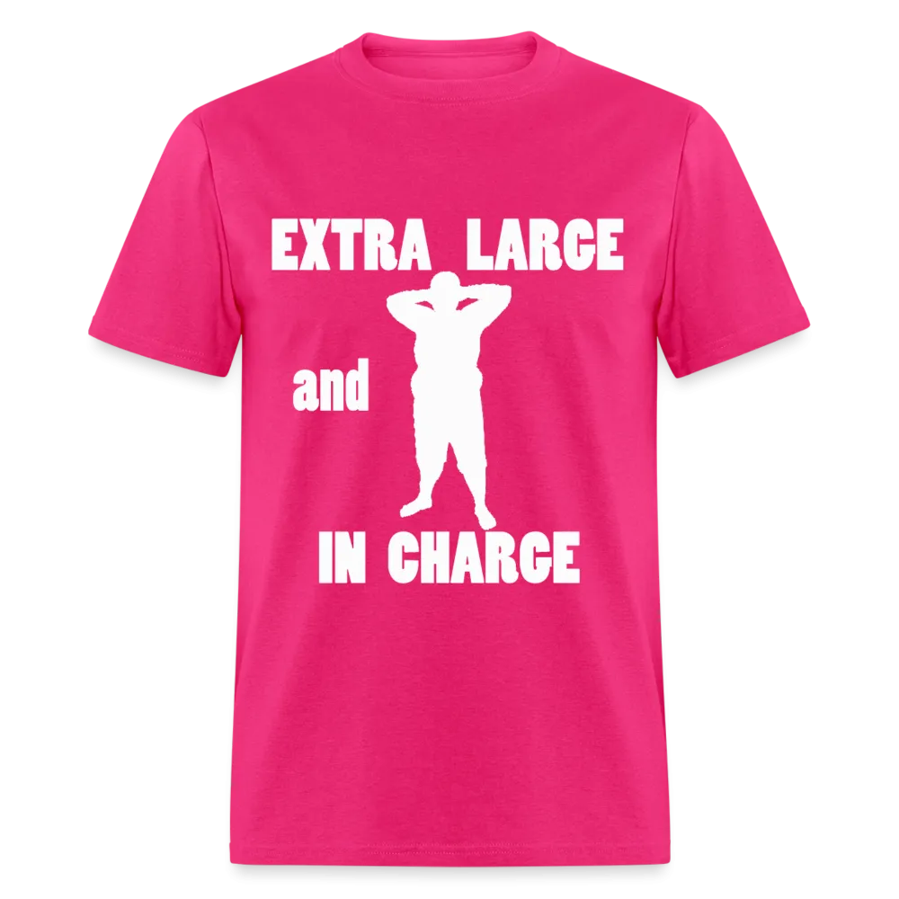Large and In Charge Tee White Image (Up to 6xl)